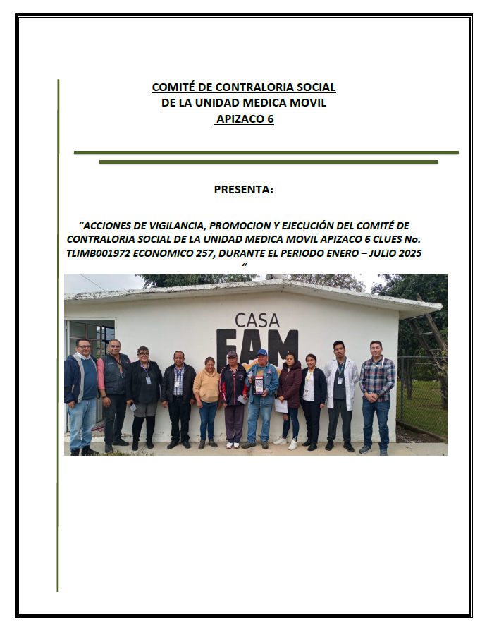 Acciones de Vigilancia, Promoción y Ejecución