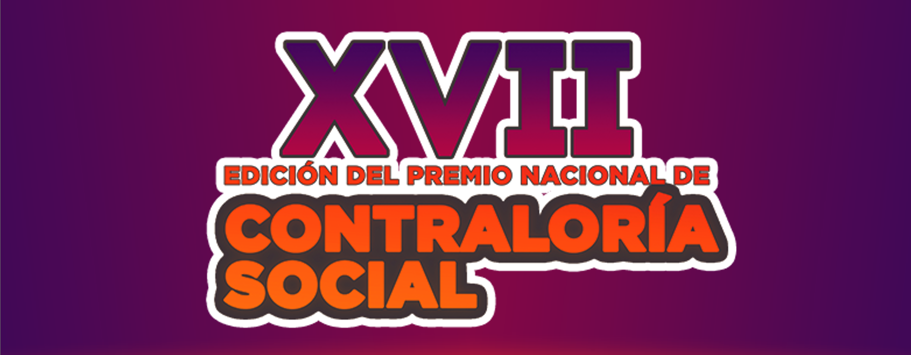 Banner XVII Edición del Premio Nacional de Contraloría Social